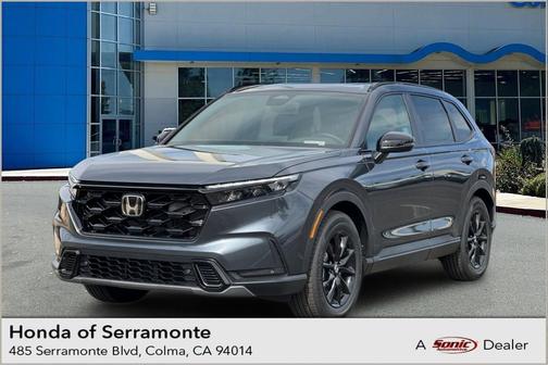 Meteorite Gray Metallic 2026 Honda CR-V Hybrid Sport-L FWD