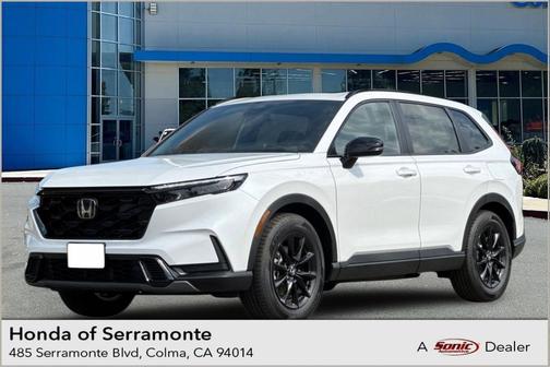 Platinum White Pearl 2026 Honda CR-V Hybrid Sport FWD