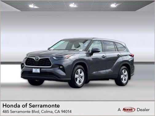 Magnetic Gray Metallic 2022 Toyota Highlander LE
