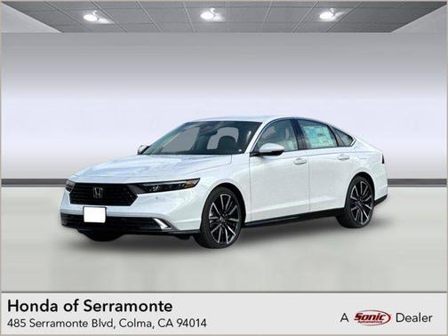 Platinum White Pearl 2026 Honda Accord Hybrid Touring