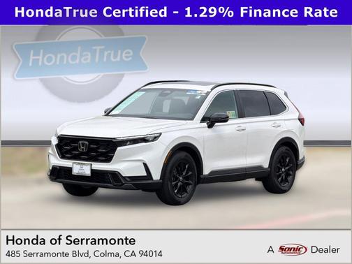 Platinum White Pearl 2023 Honda CR-V Hybrid Sport FWD