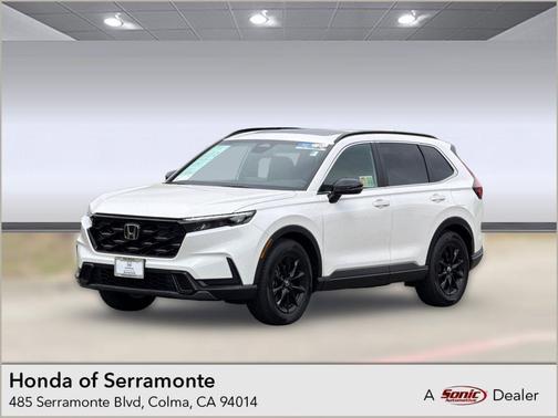 Platinum White Pearl 2023 Honda CR-V Hybrid Sport FWD