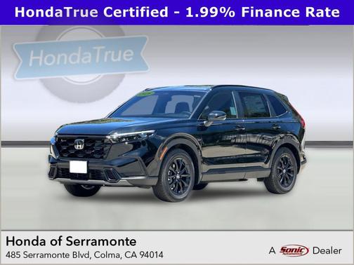 Crystal Black Pearl 2026 Honda CR-V Hybrid Sport FWD