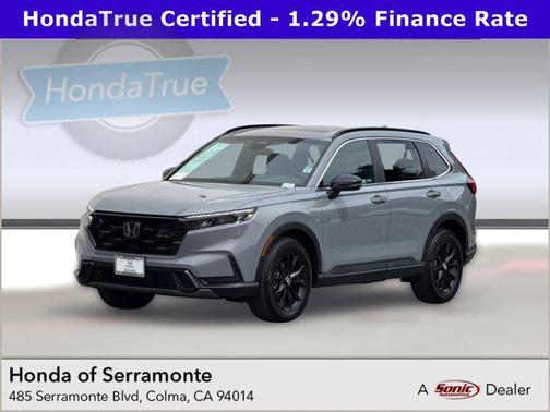 Gray 2024 Honda CR-V Hybrid Sport AWD