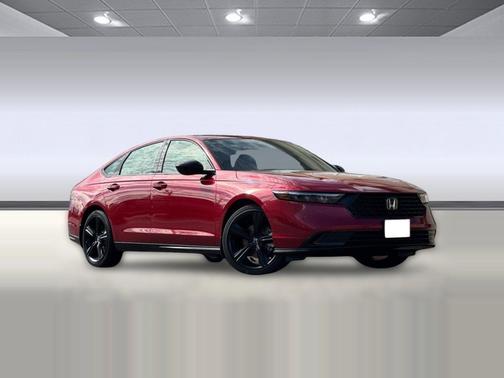 Radiant Red Metallic 2026 Honda Accord Hybrid Sport-L