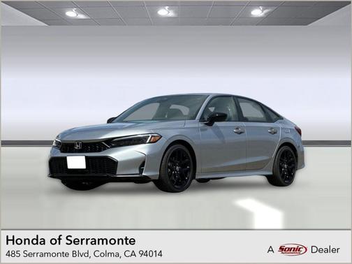 Solar Silver Metallic 2026 Honda Civic Sport