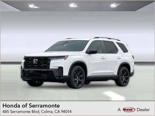 Platinum White Pearl 2026 Honda Pilot Black Edition