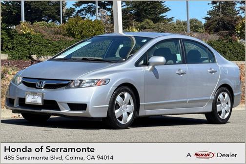 Alabaster Silver Metallic 2011 Honda Civic LX