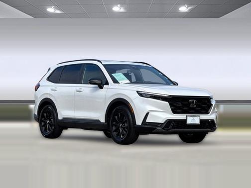 Platinum White Pearl 2026 Honda CR-V Hybrid Sport-L FWD