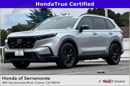 Solar Silver Metallic 2026 Honda CR-V Hybrid Sport FWD