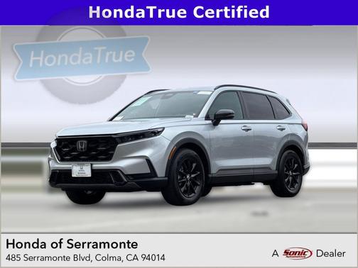 Solar Silver Metallic 2026 Honda CR-V Hybrid Sport FWD