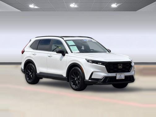 Platinum White Pearl 2025 Honda CR-V Hybrid Sport FWD