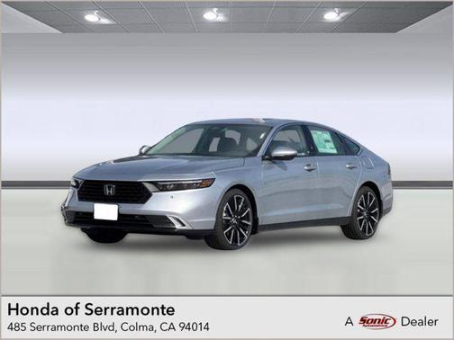 Solar Silver Metallic 2026 Honda Accord Hybrid Touring