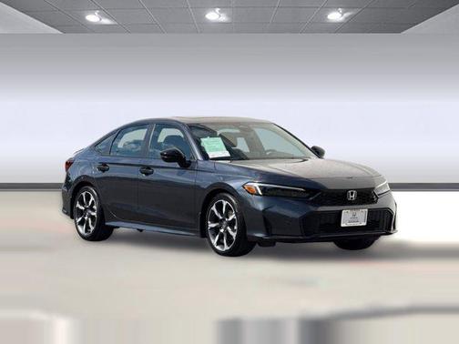 Gray 2025 Honda Civic Hybrid Sport Touring