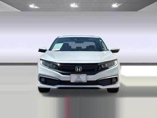 Platinum White Pearl 2020 Honda Civic EX