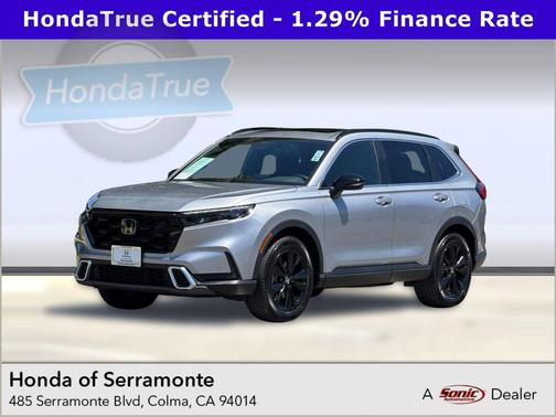 Lunar Silver Metallic 2023 Honda CR-V Hybrid Sport Touring AWD