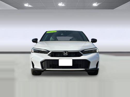 Platinum White Pearl 2026 Honda Civic Hybrid Sport