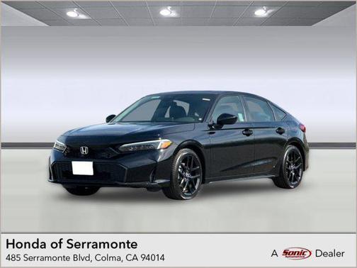 Crystal Black Pearl 2026 Honda Civic Hybrid Sport