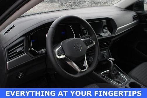 Black Metallic 2024 Volkswagen Jetta 1.5T S