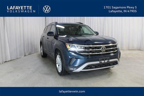 Tourmaline Blue Metallic 2023 Volkswagen Atlas 3.6L SE w/Technology