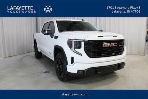 Summit White 2025 GMC Sierra 1500 Elevation