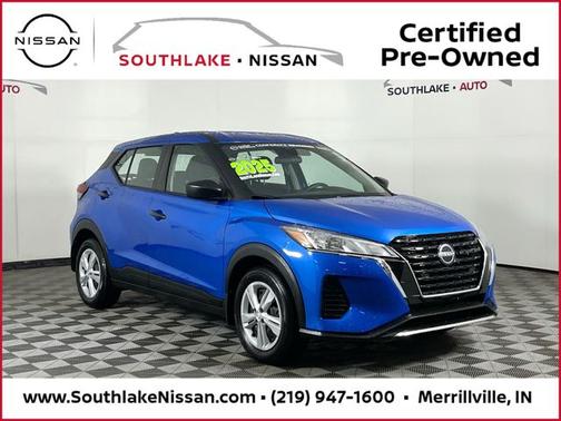 Electric Blue Metallic 2025 Nissan Kicks Play S