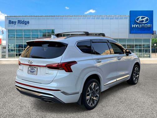 Quartz White 2021 Hyundai SANTA FE Calligraphy