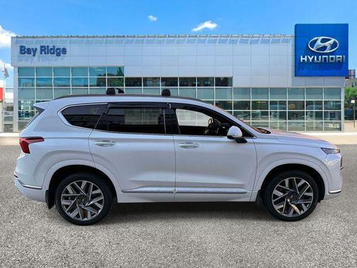 Quartz White 2021 Hyundai SANTA FE Calligraphy