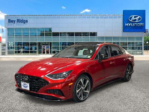 Ultimate Red 2023 Hyundai SONATA SEL Plus