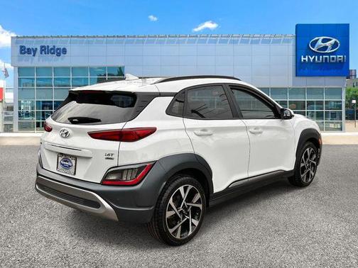 Lunar White 2023 Hyundai KONA Limited