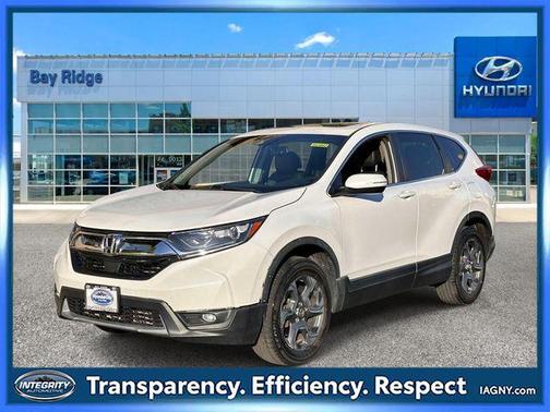 Platinum White Pearl 2019 Honda CR-V EX-L