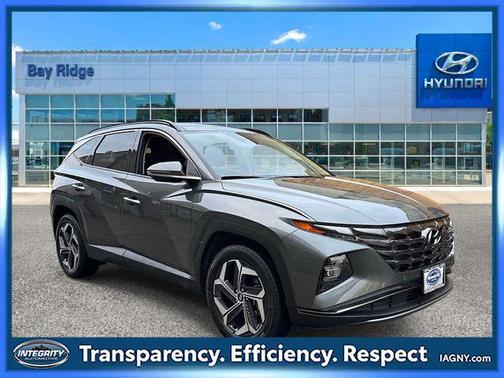 Amazon Gray 2023 Hyundai TUCSON Limited SUV