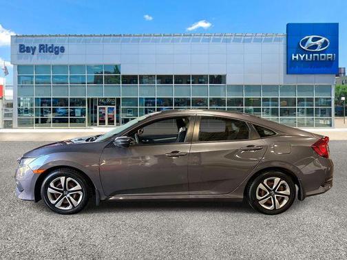 Modern Steel Metallic 2018 Honda Civic LX