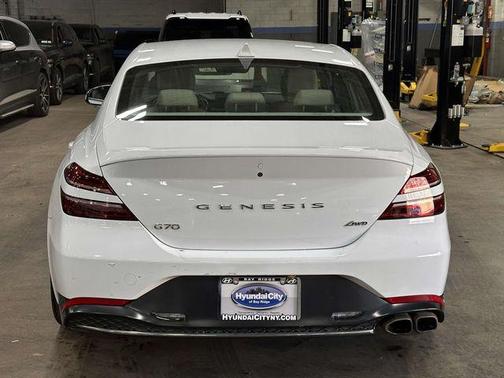 Alta White 2023 Genesis G70 2.0T AWD