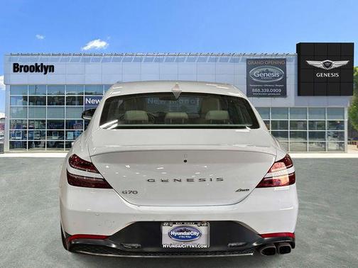Alta White 2023 Genesis G70 2.0T AWD