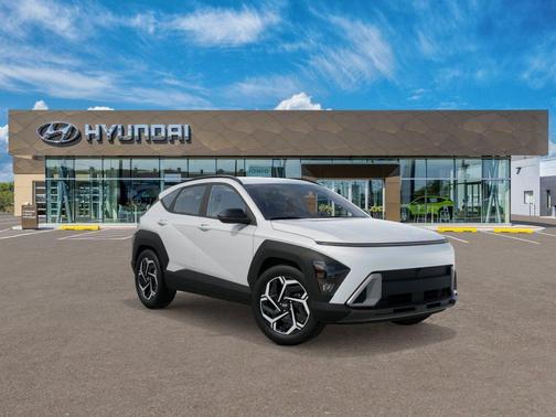 Atlas White 2026 Hyundai KONA SEL Premium