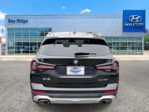 Black Sapphire Metallic 2022 BMW X3 xDrive30i