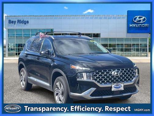 Twilight Black 2022 Hyundai SANTA FE SEL 2.4