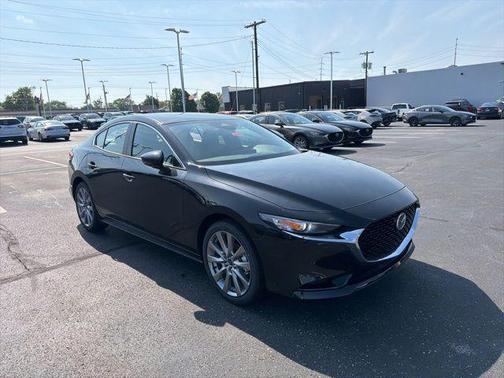 Jet Black 2026 Mazda Mazda3 FWD w/Preferred Package