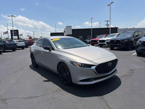 Platinum Quartz Metallic 2025 Mazda Mazda3 2.5 S Select Sport