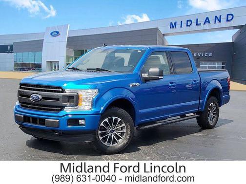 Blue 2020 Ford F-150 XLT