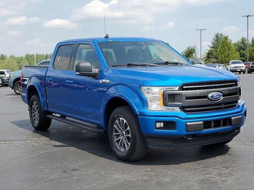 Blue 2020 Ford F-150 XLT