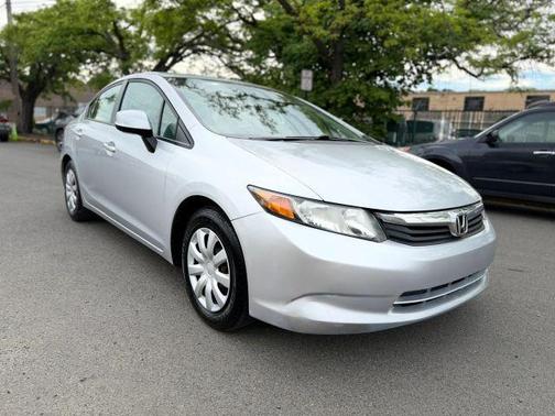 Gray 2012 Honda Civic LX