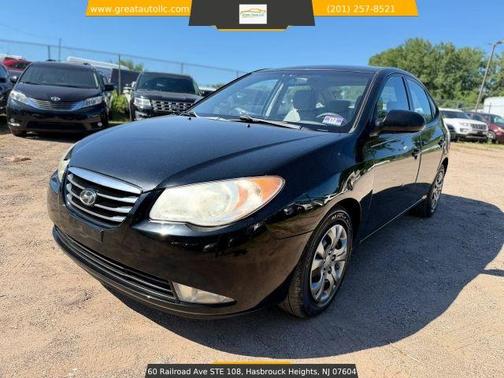 Ebony Black Pearl 2010 Hyundai ELANTRA GLS