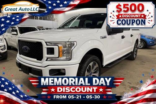 White 2019 Ford F-150 XL