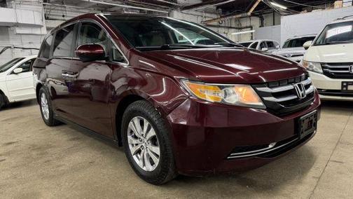 Purple 2014 Honda Odyssey EX-L