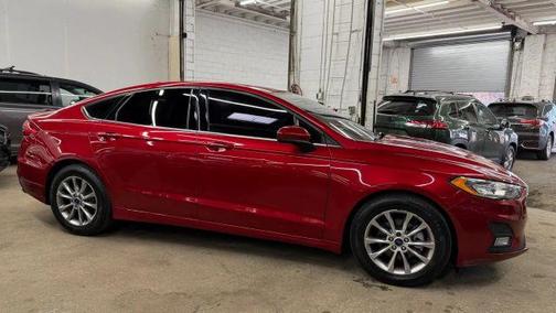 Red 2020 Ford Fusion SE