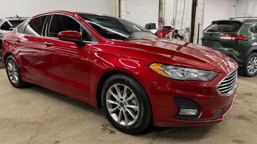 Red 2020 Ford Fusion SE