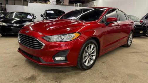 Red 2020 Ford Fusion SE
