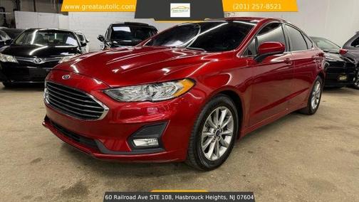 Red 2020 Ford Fusion SE
